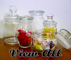 View All Glass Storage Candy Jars